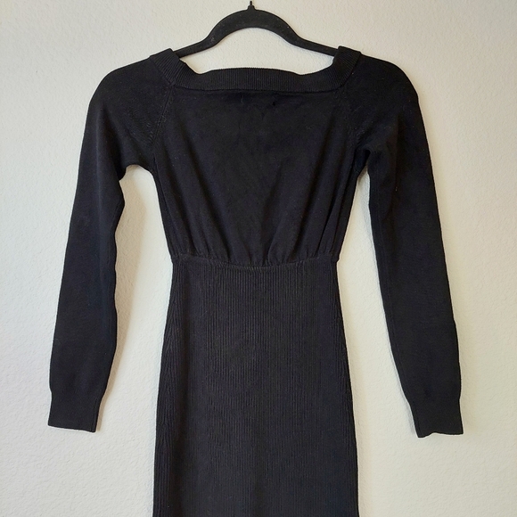 Michael Costello X Revolve Off Shoulder Bodycon Maxi‎ Dress in Black Size XS NWT - Picture 11 of 12